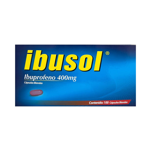 Ibusol Ibuprofeno 400Mg X Cápsula