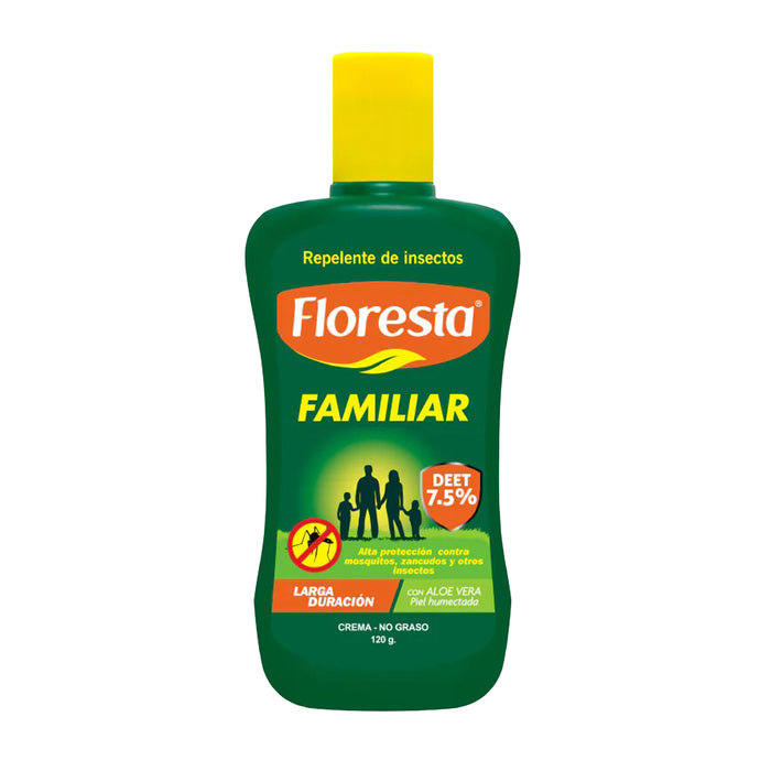 Repelente Floresta Deet 7.5% Crema Familiar X 120G