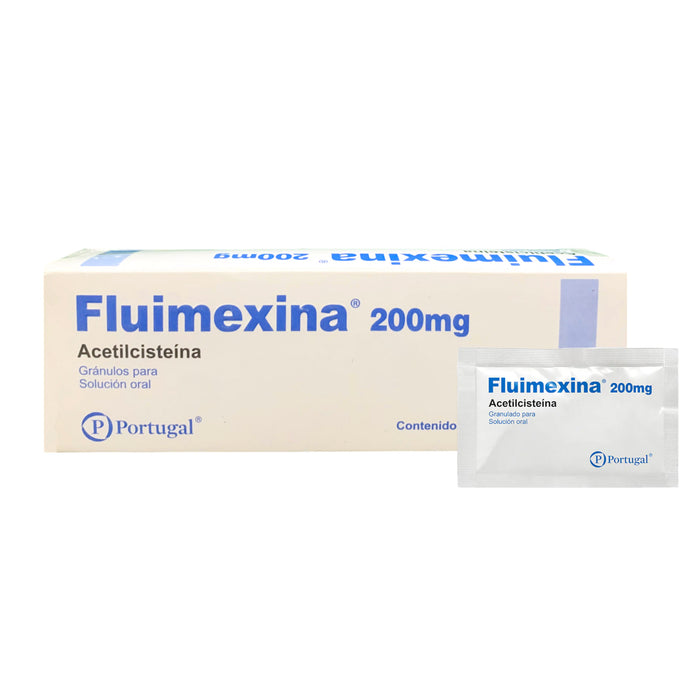 Fluimexina 200Mg Acetilcisteína X Sobre