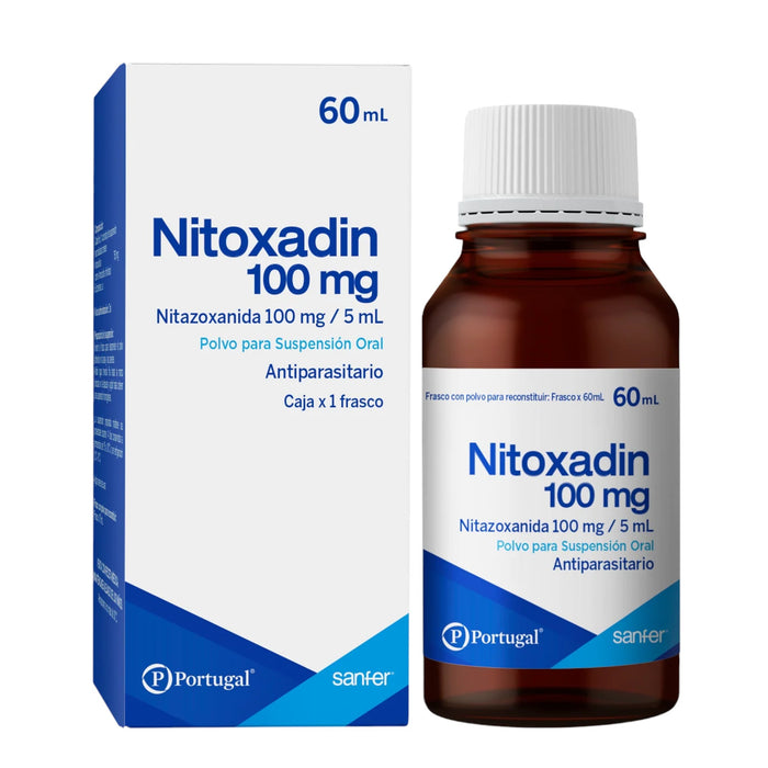 Nitoxadin 100Mg/ 5Ml Nitazoxanida X 60Ml