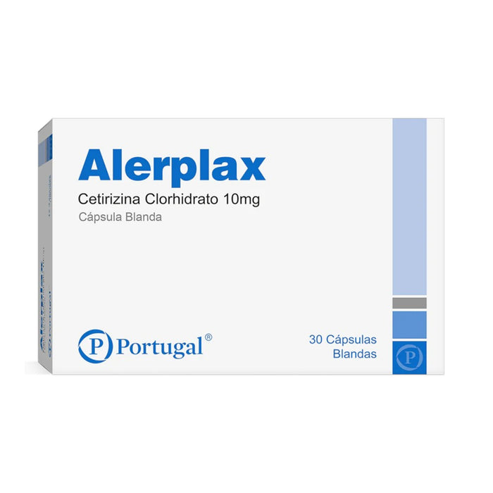 Alerplax Cetirizina Clorhidrato 10Mg X Cápsula Blanda