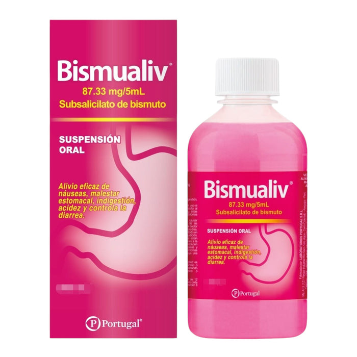 Bismualiv 87.33Mg/5Ml Bismuto Subsalic Suspensión Oral X 150Ml