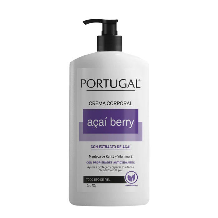 Crema Corporal Portugal Acai Berry X 700G