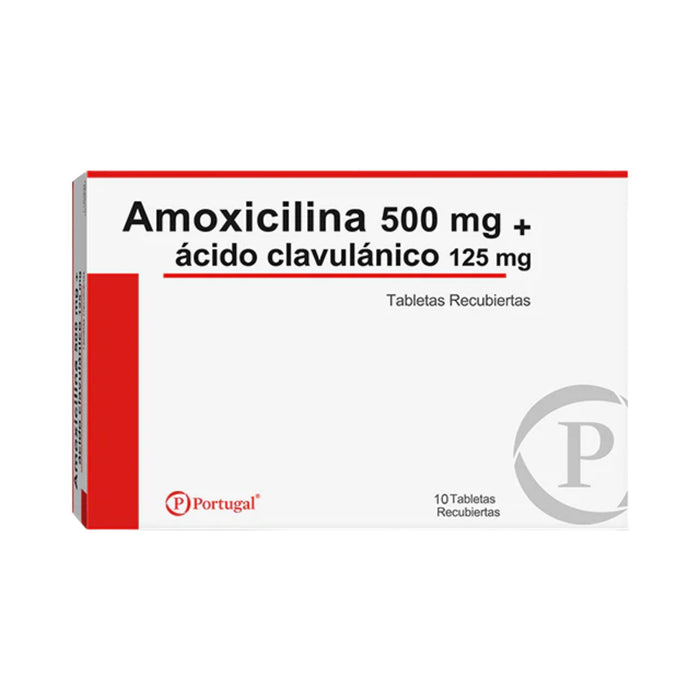 Amoxicilina 500 Mg + Ácido Clavulánico 125Mg X Tableta