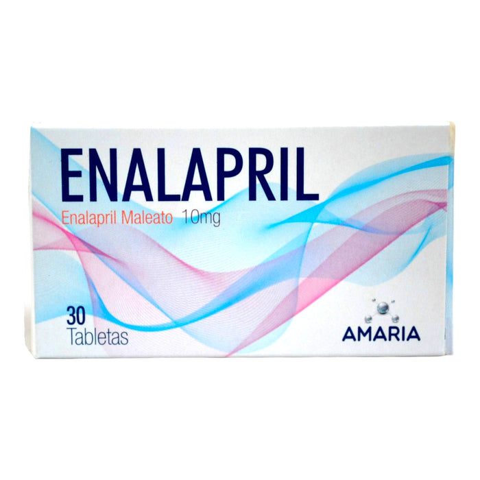 Enalapril 10Mg Farmacorp X 30 Tabletas