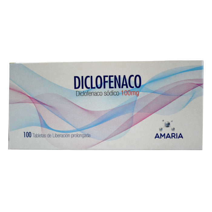 Diclofenaco 100Mg Farmacorp Liberación Prolongada X Tableta