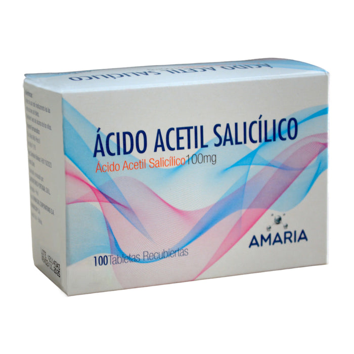 Acido Acetil Salicilico 100Mg X 100 Tab Farmacorp
