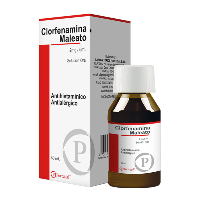 Clorfenamina 2Mg/5Ml Sol X  60Ml