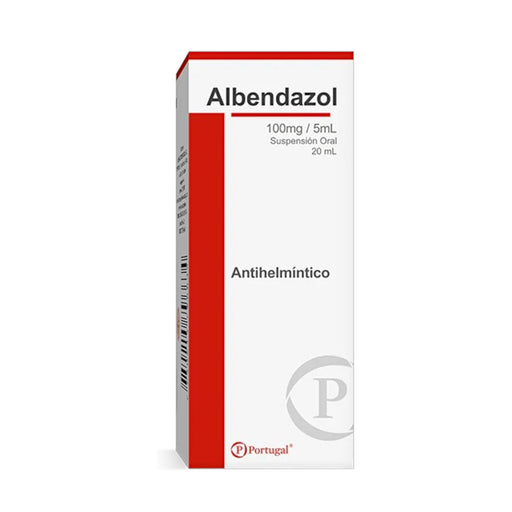 Albendazol 100Mg/5Ml Suspensión X 20Ml