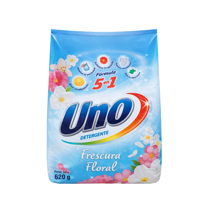 Detergente Uno En Polvo Frescura Floral X 620G