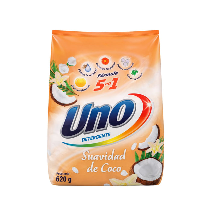 Detergente Uno En Polvo Suavidad De Coco X 620G