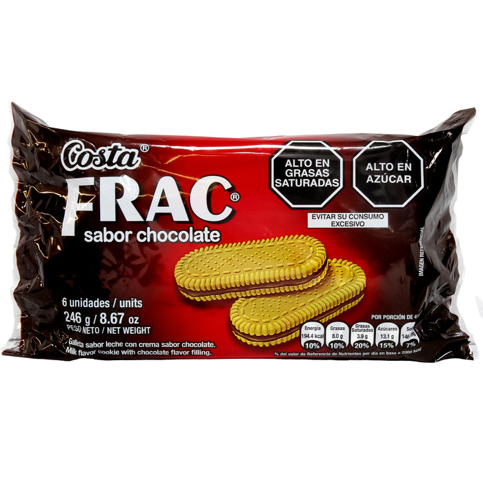 Frac Galleta Sabor Chocolate Six Pack X 246G