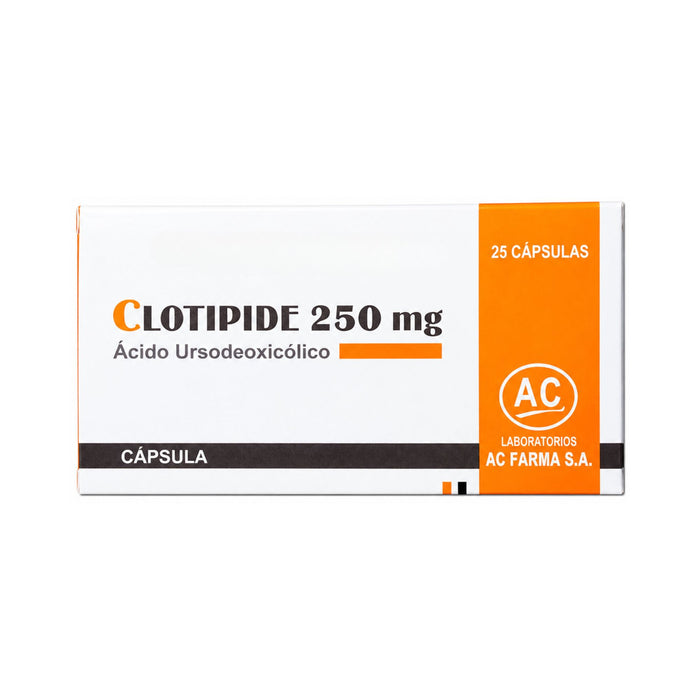 Clotipide 250Mg Ursodesoxicolico X Cápsula