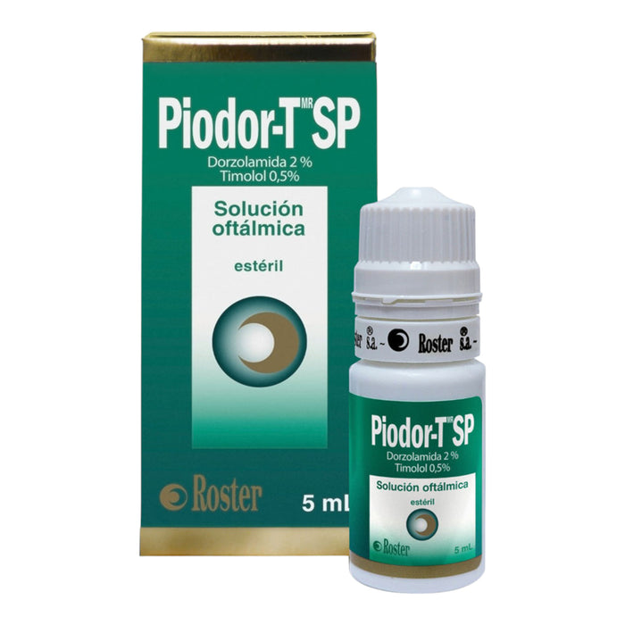 Piodor-T Sp Colirio Dorzolamida Timolol X 5Ml