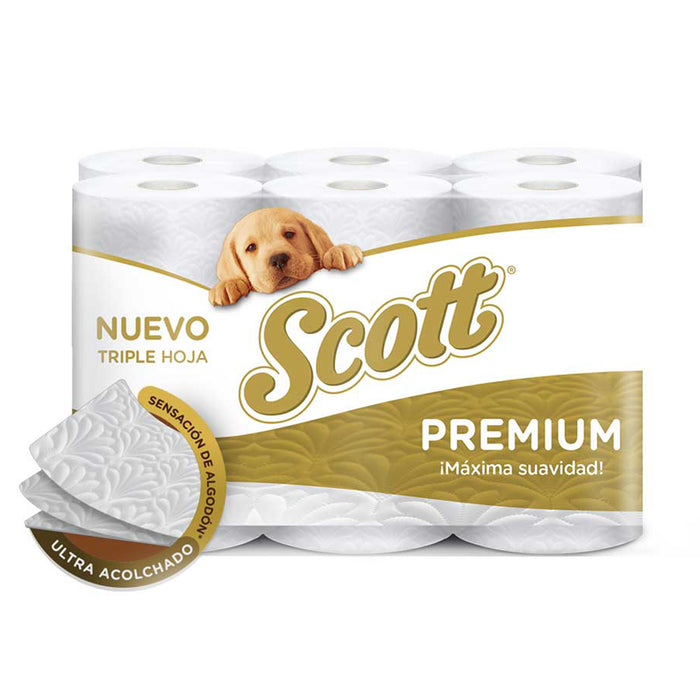 Scott Papel Higienico Premium Th X 12 Unidades