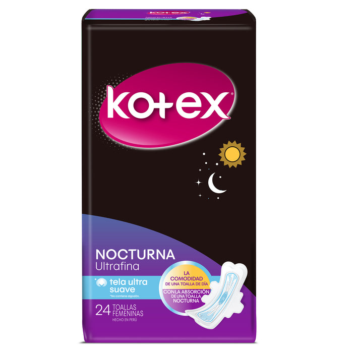 Kotex Nocturna Ultrafina X 24 Unidades