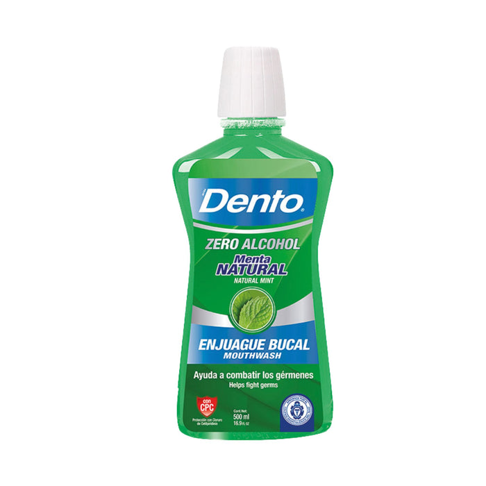 Enjuague Bucal Dento Menta Natural X 500Ml