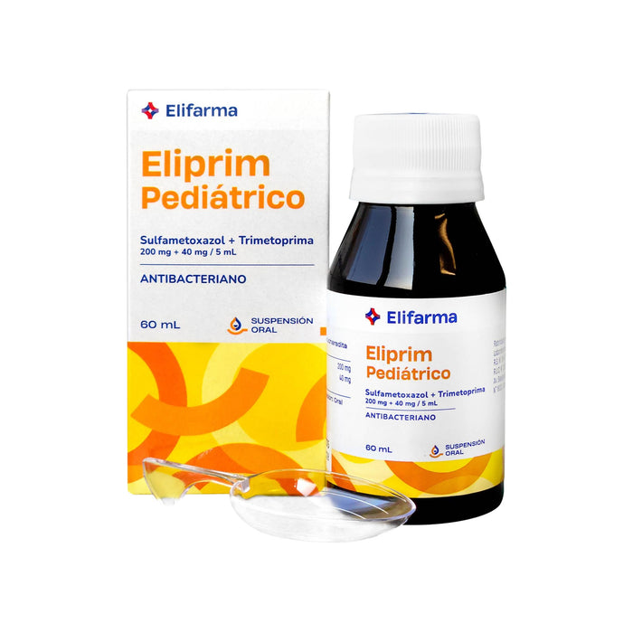 Eliprim Pediatrico Sulfametoxazol+Trimetoprima X 60Ml