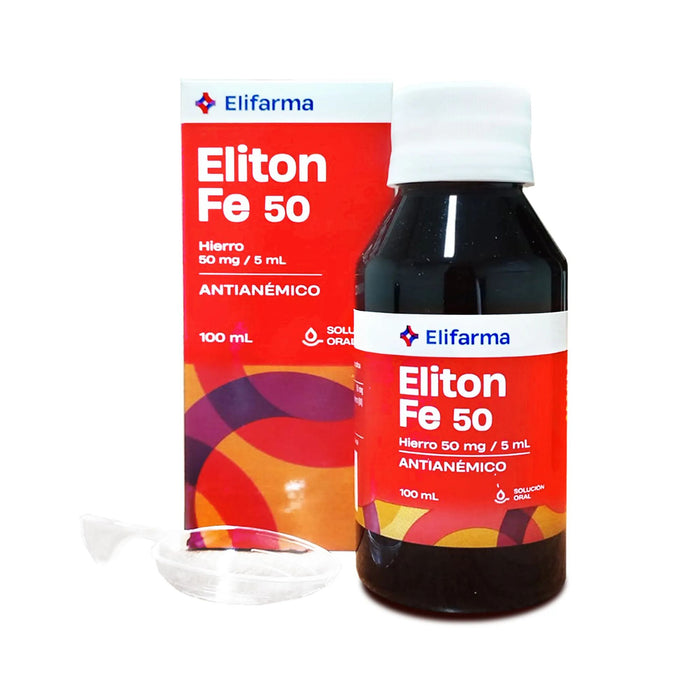 Eliton Fe 50Mg/Ml Solucion Oral X 100Ml Hierro