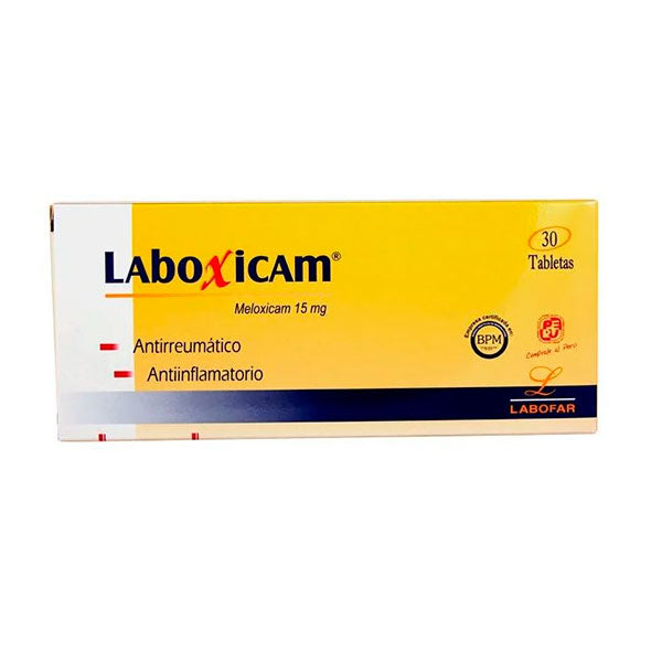 Laboxicam Meloxicam 15Mg X Comprimido