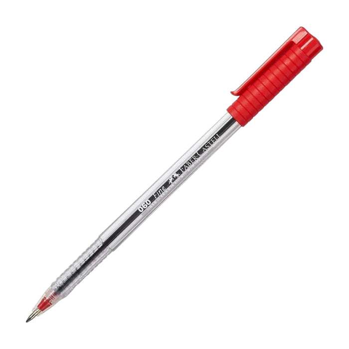 Bolígrafo Faber Castell 060-F Rojo