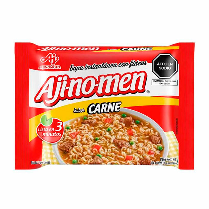 Sopa Instantánea Ajinomen Carne Sobre X 86G