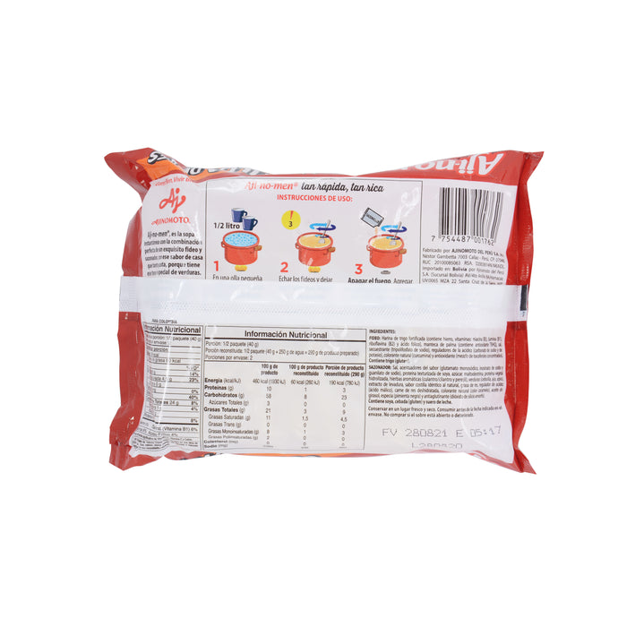 Sopa Instantánea Ajinomen Costilla De Res Sobre X 86G