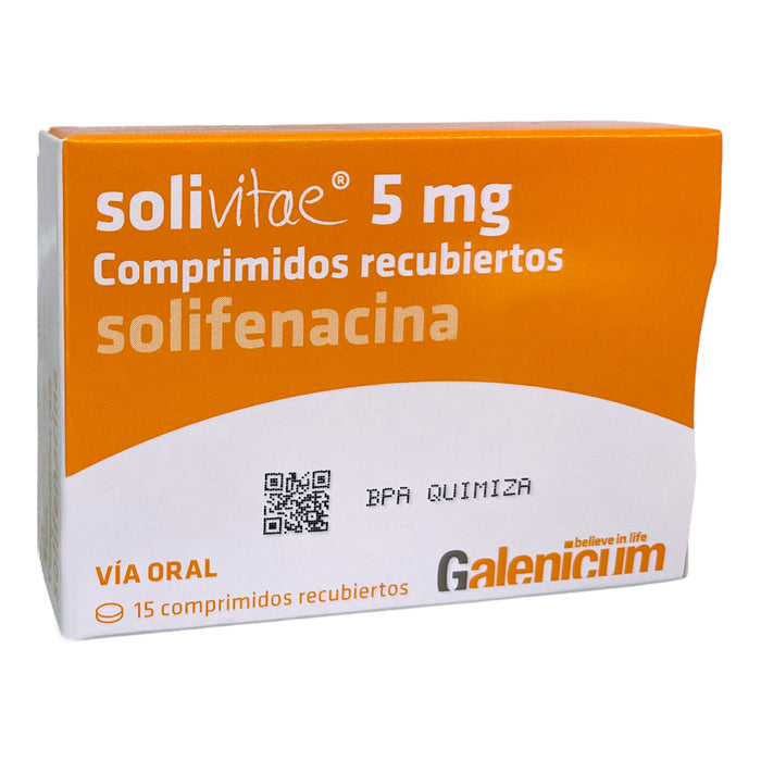 Solivitae 5Mg Solifenacina Succinato X 15 Comprimidos