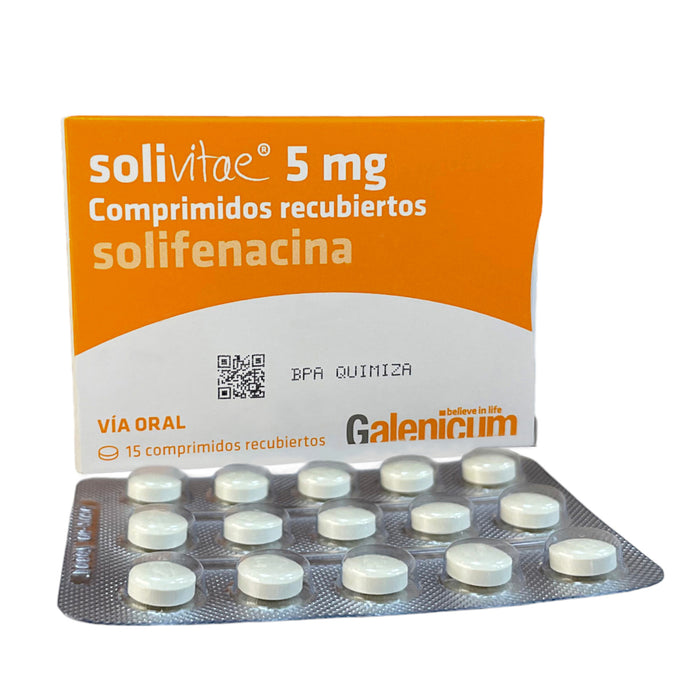 Solivitae 5Mg Solifenacina Succinato X 15 Comprimidos