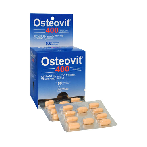 Osteovit Citrato De Calcio 1500Mg Y Vitamina D3 400Ui X Tableta