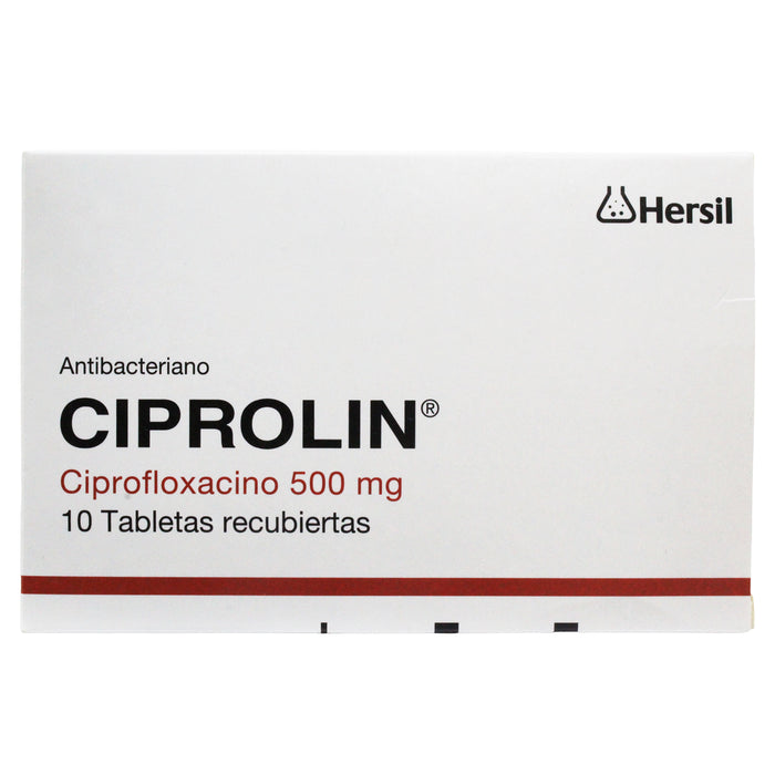 Ciprolin Ciprofloxacina 500Mg X Tableta