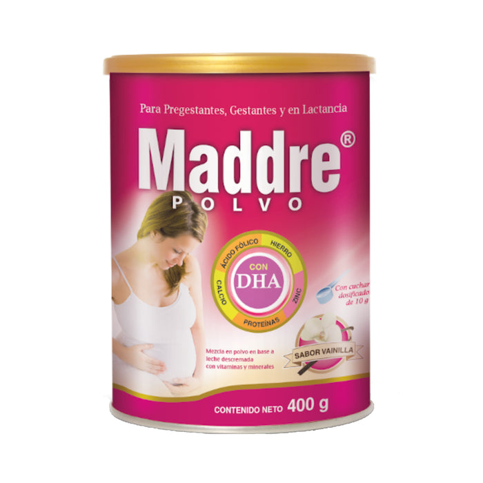Maddre Con Dha Sabor Vainilla Proteina Prenatal X 400G