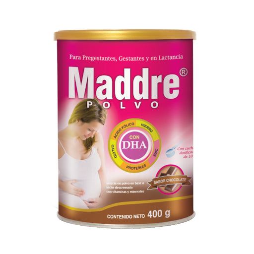 Maddre Con Dha Sabor Chocolate Proteina Prenatal X 400G