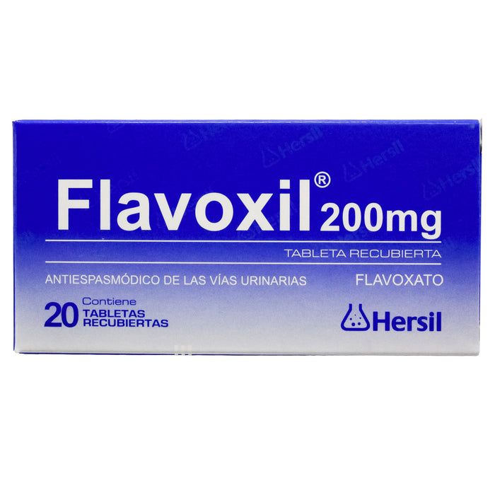 Flavoxil Flavoxato Clorhidrato 200Mg X Tableta