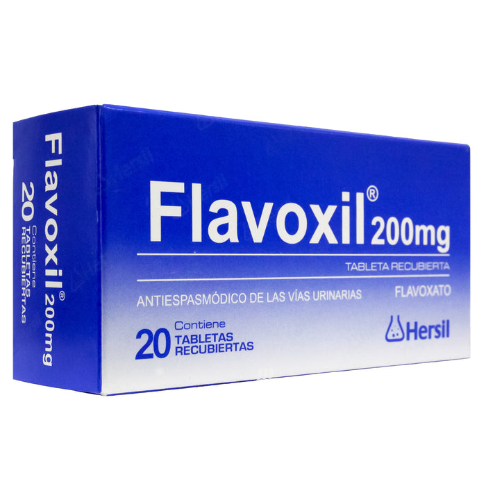 Flavoxil Flavoxato Clorhidrato 200Mg X Tableta