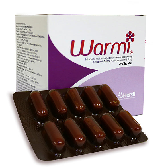 Warmi Extracto Ayak Willku 500Mg Y Extracto De Naranja 10Mg X Capsula