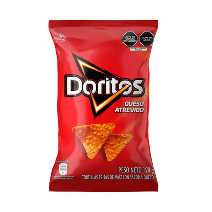 Doritos Nachos X 190Gr Sabor Queso Atrevido