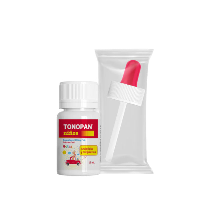 Tonopan Niños 100Mg Paracetamol Gotas X 15Ml