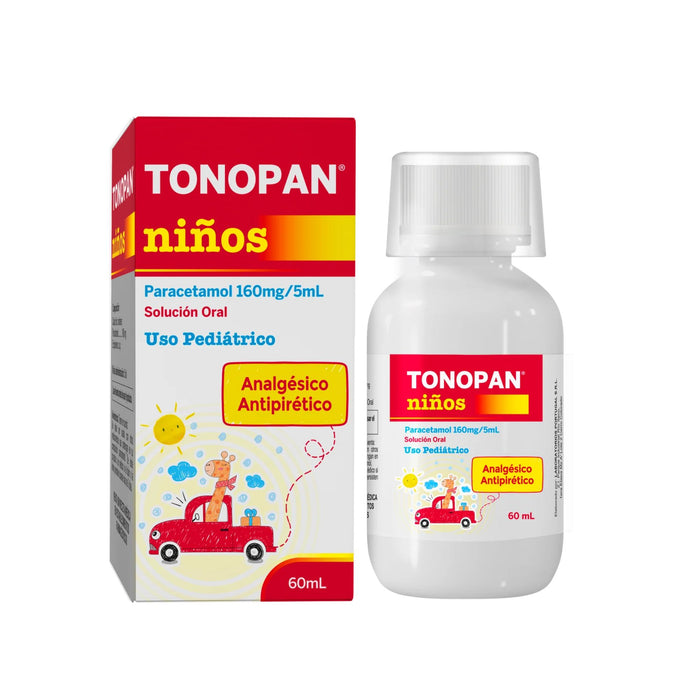 Tonopan Infantil 160Mg/5Ml Paracetamol X 60Ml