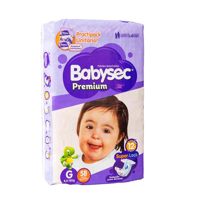 Babysec Panal Premium G X 58 Unidades
