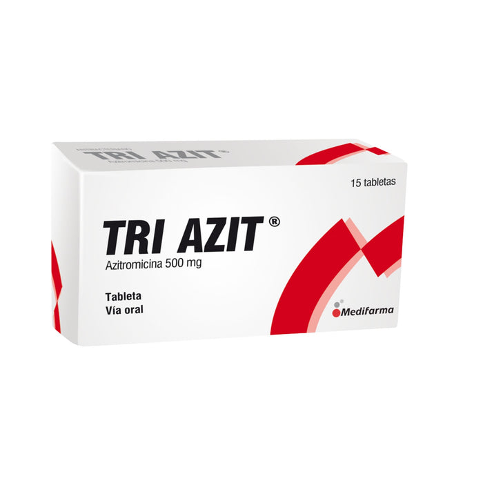 Tri Azit Azitromicina 500Mg  X Tableta