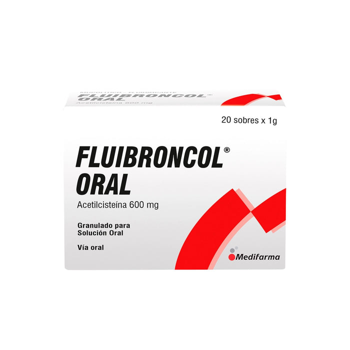 Fluibroncol 600Mg X 20 Sob Acetilcisteina