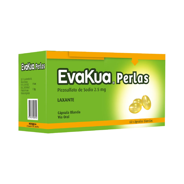 Evakua Perlas Picosulfato Sodio 2.5Mg X Cápsula Blanda
