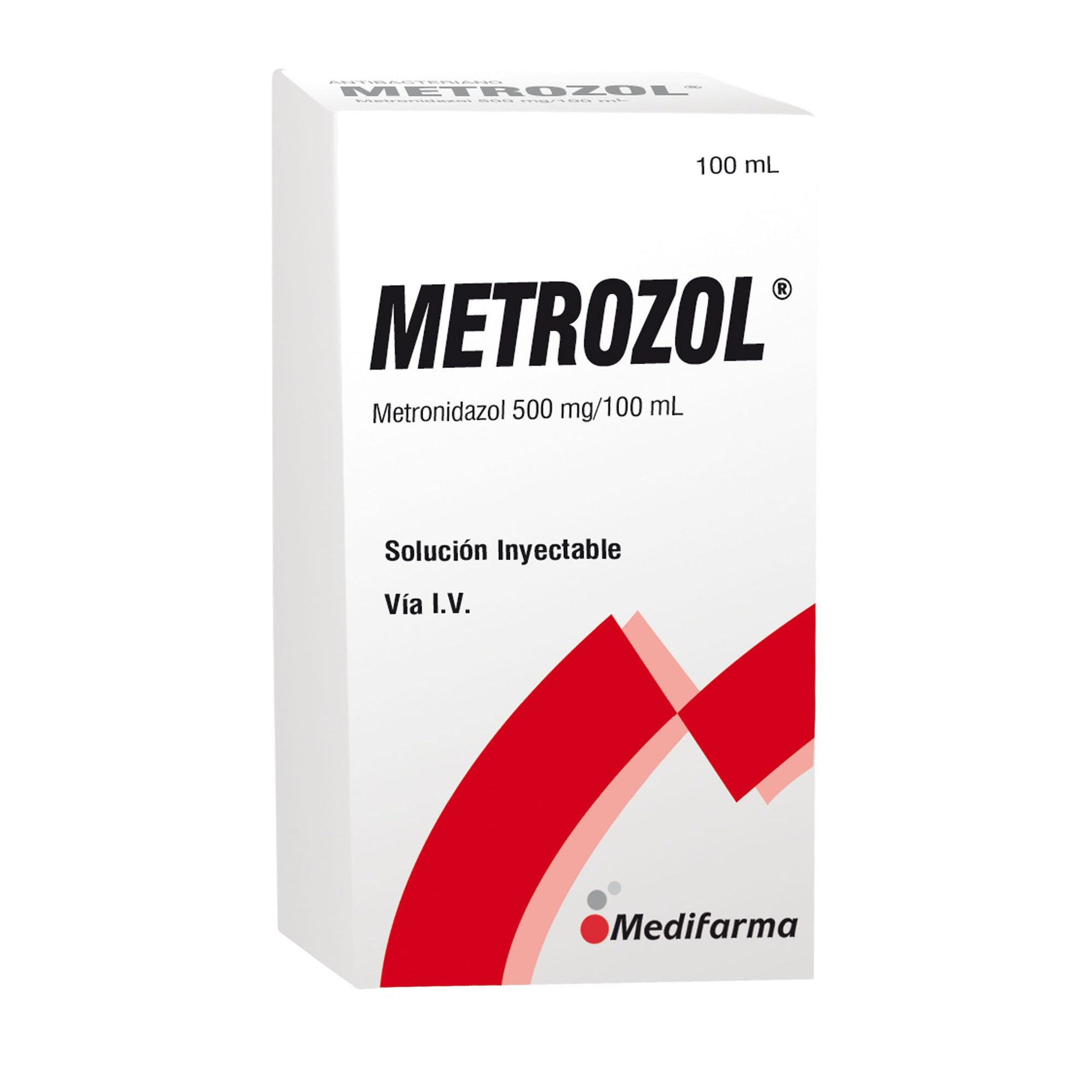 Metrozol Metronidazol 500Mg Iv Solución Inyectable X 100Ml— Farmacorp