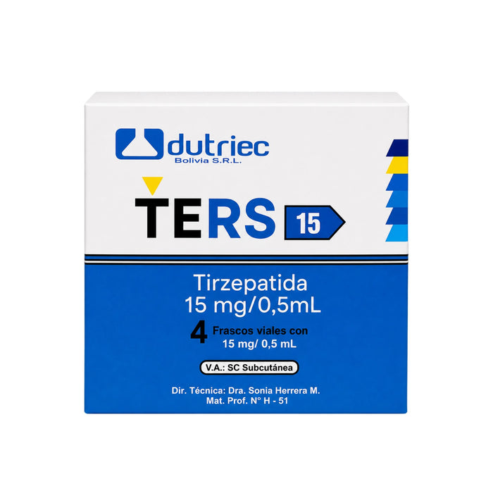 Ters 15Mg/0.5Ml Tirzepatida Sc X Frasco / Ampolla