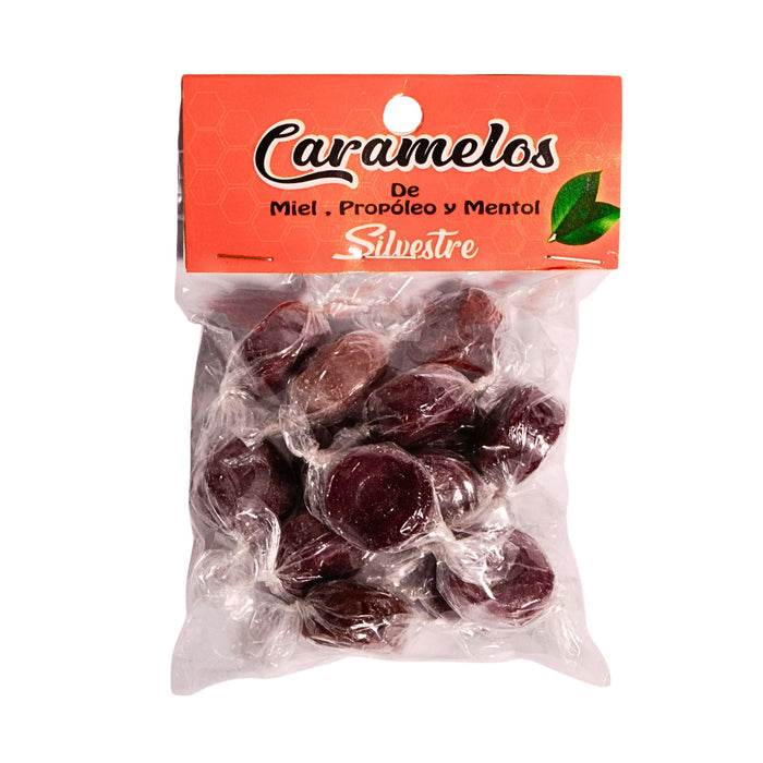Caramelos Silvestre De Miel Con Propóleo Y Mentol X 80G