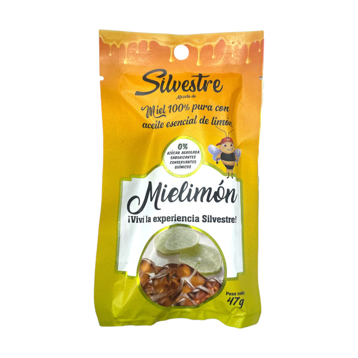 Sachet de miel Silvestre con aceite de limón.