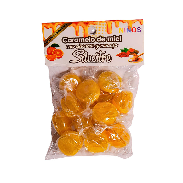 Caramelos Silvestre De Miel Con Cúrcuma Y Naranja X 80Gr
