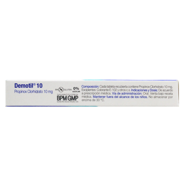Demotil 10Mg Propinoxato X Tableta