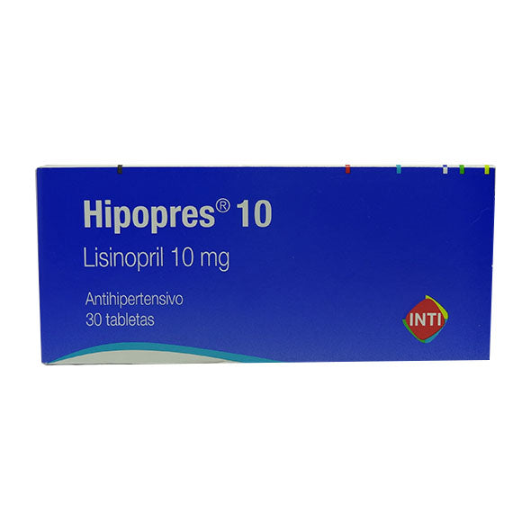 Hipopres 10Mg Lisinopril X Tableta